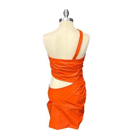 MICHAEL COSTELLO x REVOLVE Kolt Mini Dress in Orange Size M - Picture 3 of 14